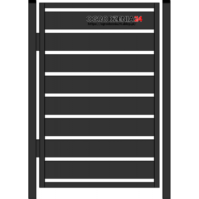 Furtka PALISADA 140 - antracyt , brązowa , czarna , srebrna , zielona