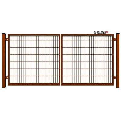 Brama wypełniona panelem - antracyt , brązowa , czarna , srebrna , zielona - 3,00 m