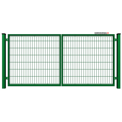 Brama wypełniona panelem - antracyt , brązowa , czarna , srebrna , zielona - 4,00 m