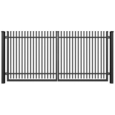 Brama typ CLASSIC P - antracyt , brązowa , czarna , srebrna , zielona - 4,00 m