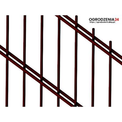 Panele ogrodzeniowe  6/5/6 - antracyt , brązowe , czarne , srebrne , zielone - 1,03 m