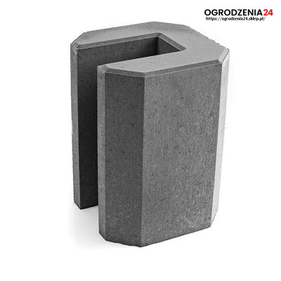 Pustak betonowy - Końcowy 20 cm